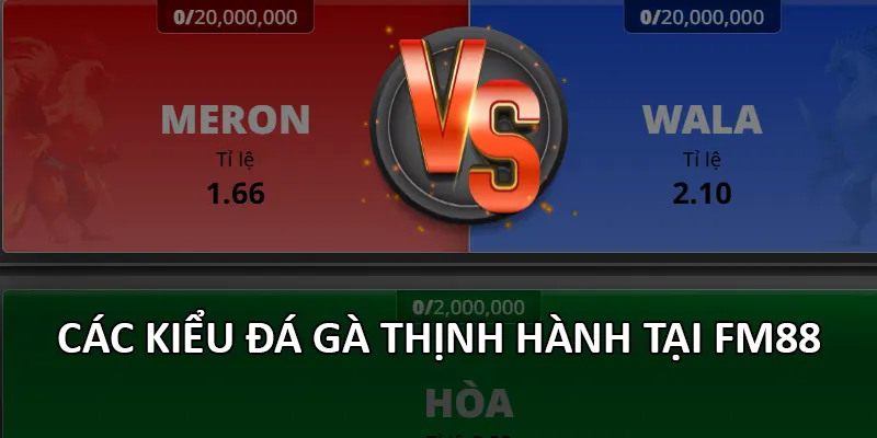 Đá Gà 2 Các kiểu đá gà thịnh hành tại FM88